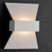 Επιτοίχια απλίκα δύο δεσμών LED 6W 3000K θερμό φως από αλουμίνιο σε άσπρο | Aca | ZD81166LEDWH